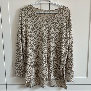 American Eagle oversized soft knit long sleeve tshirt